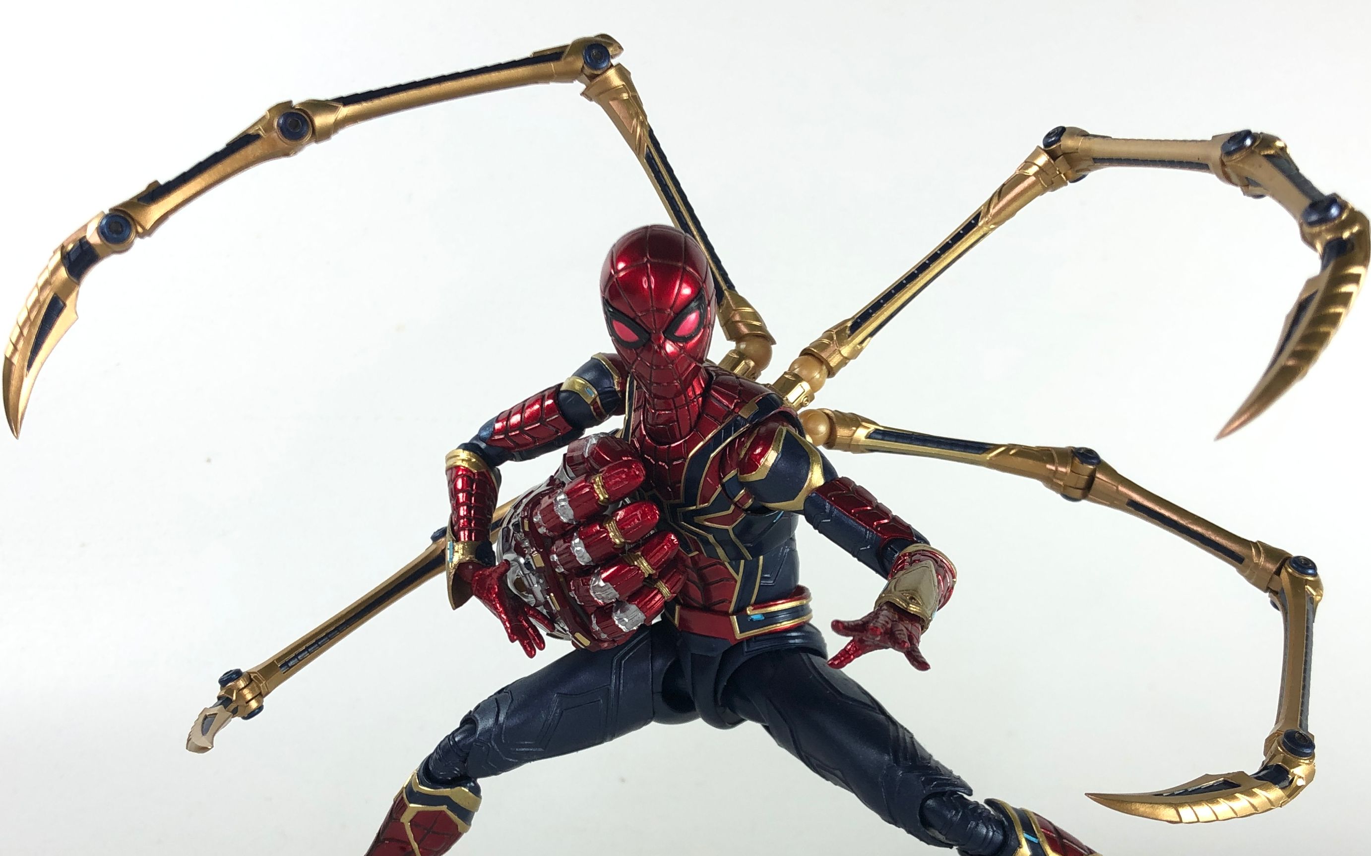 知错改错最还原的铁蜘蛛登场龙哥制作万代shf漫威复联4钢铁蜘蛛侠