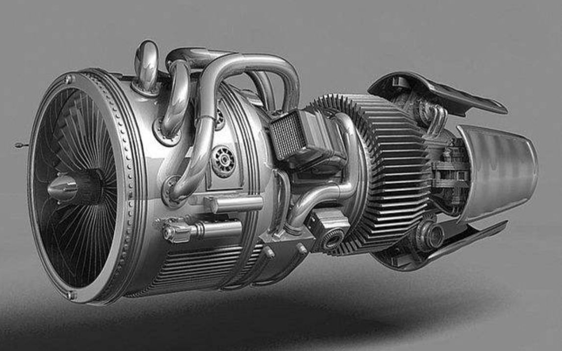 超大型涡轮引擎3dmax建模全流程演示