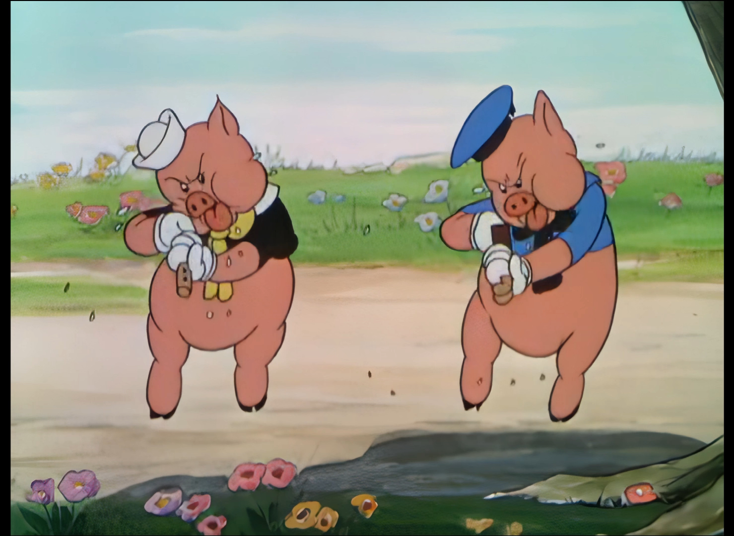第6届奥斯卡最佳动画短片【三只小猪 three little pigs 】(1933)