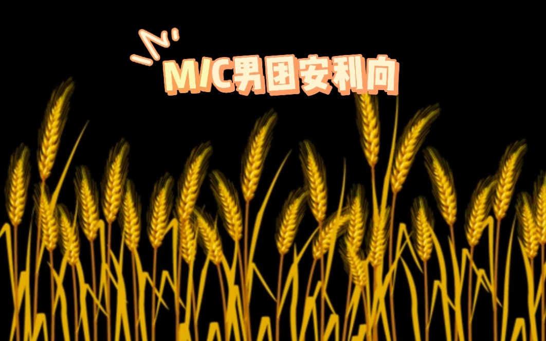 【MIC男团】MIC是什么?没听说过!进来看看?哔哩哔哩bilibili