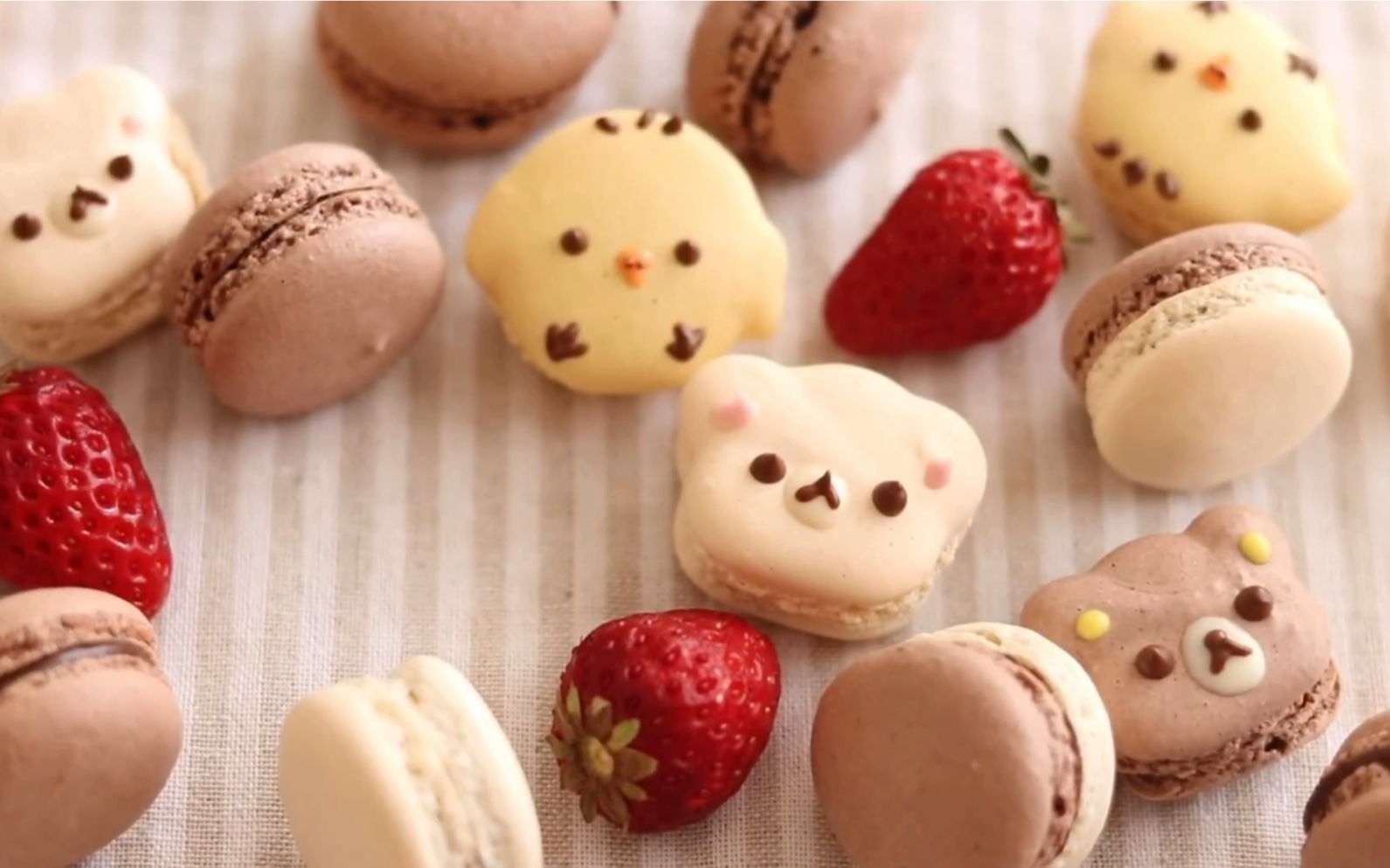 活动  治愈系美食:巧克力夹心创意小熊马卡龙