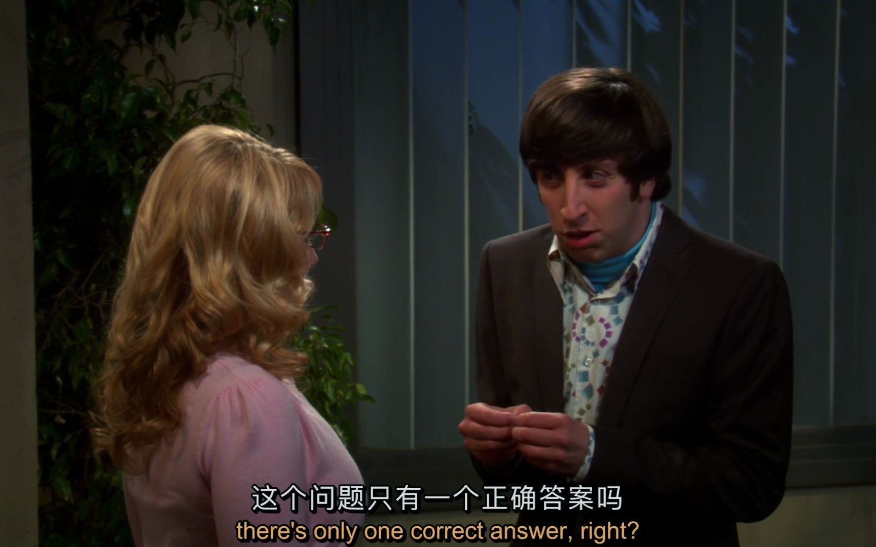 [图]【TBBT】Bernadette 对第三次约会的理解让老手 Howard 都猝不及防