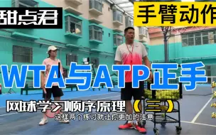 Video herunterladen: 网球动作学习顺序原理（三）：手臂动作｜WTA与ATP正手应该学哪个？