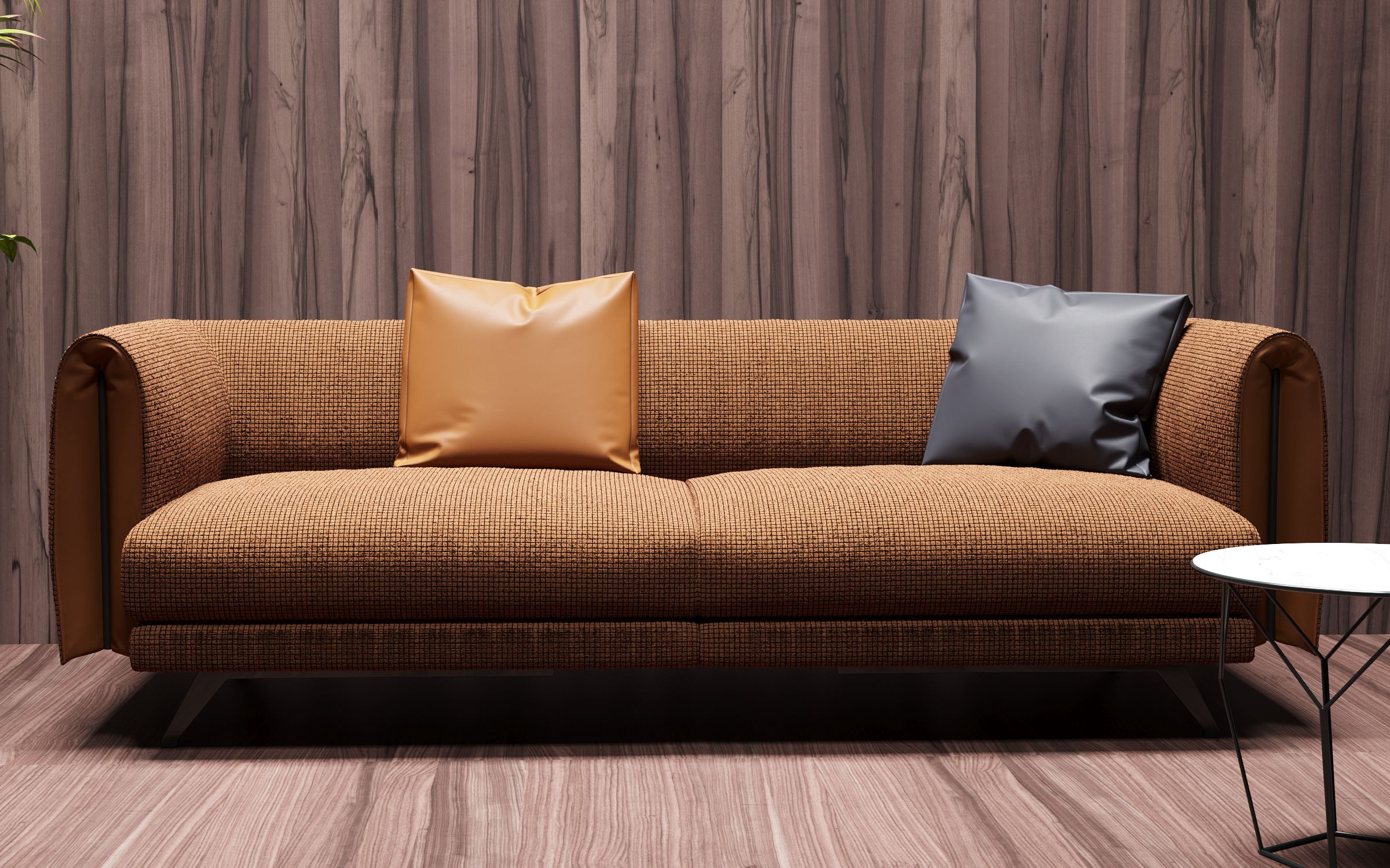 3dsmax md沙发组合建模渲染0124