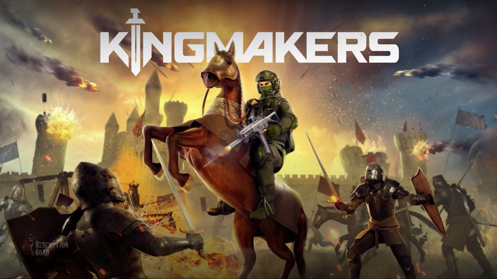 [图]端着冲锋枪回到中世纪 动作策略游戏《Kingmakers》宣传片首曝