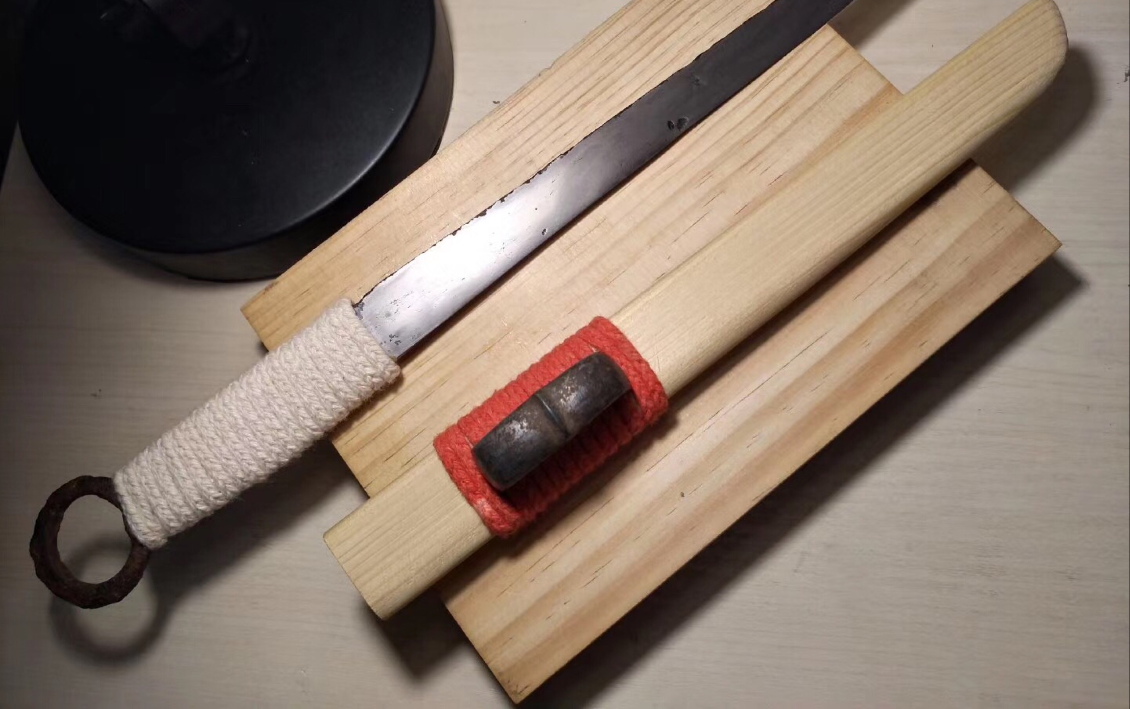 研磨,后配一把三国～南北朝,环首服刀