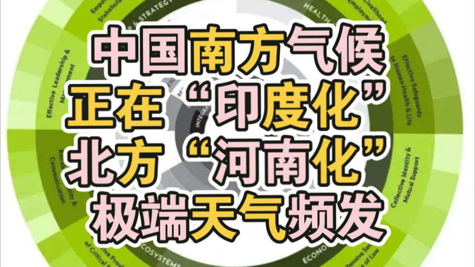 人们对印度气候的第一印象可能是高温.不过,全球气候都在印度化哔哩哔哩bilibili