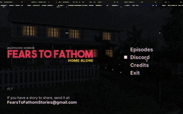 [图]【全站第一/深不可测】Fears to Fathom - 第一章全流程速通