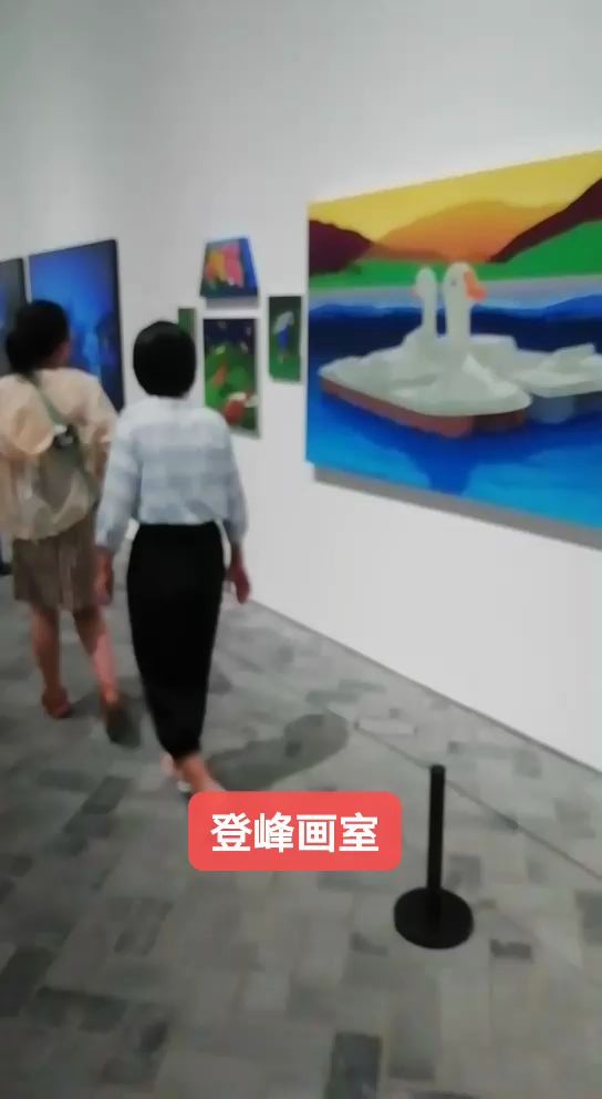 济宁登峰画室参加油画画展,济宁画室,山东高考艺考名校哔哩哔哩bilibili