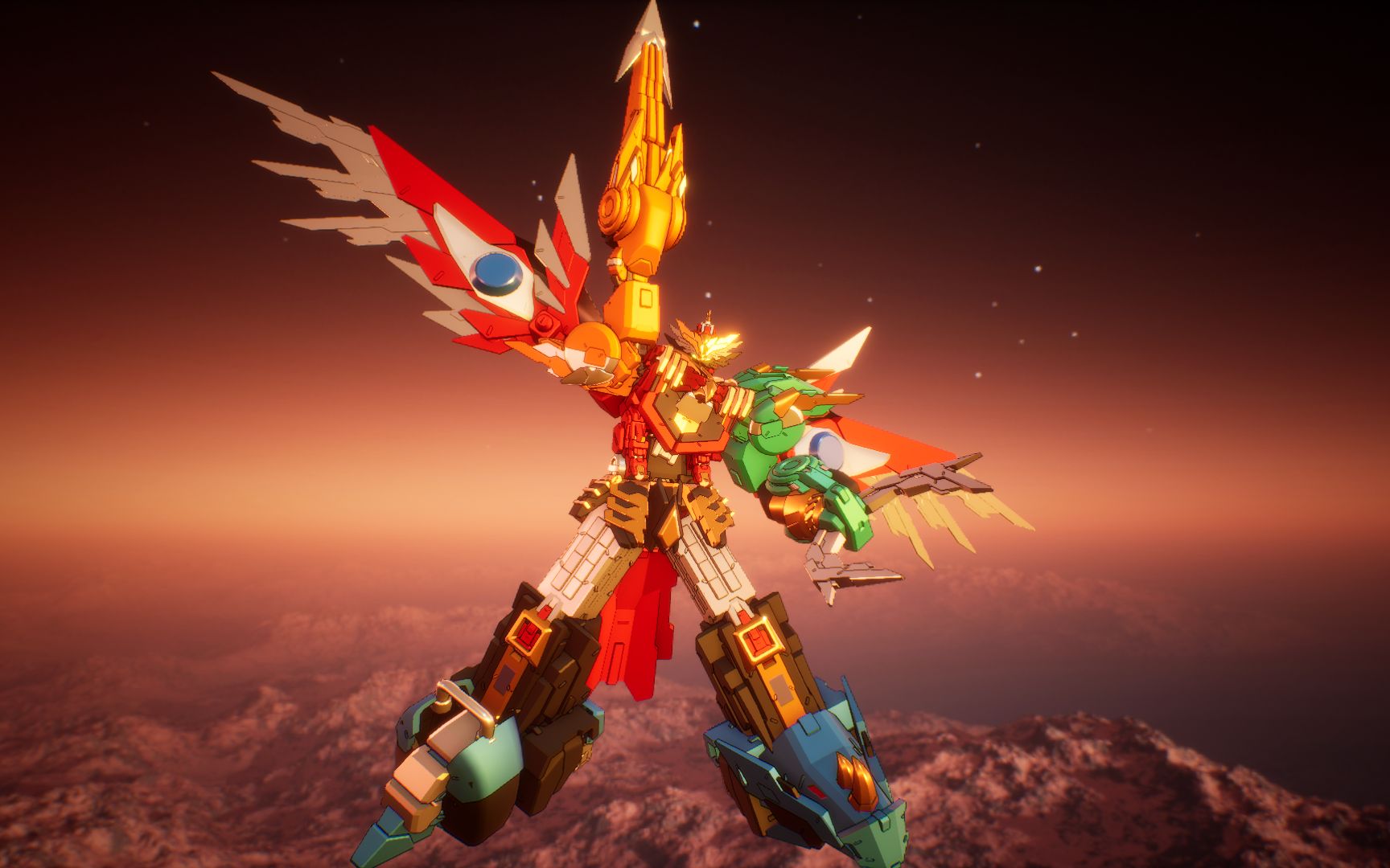 翱翔于天空的精灵王:百兽战队牙吠伊卡洛斯