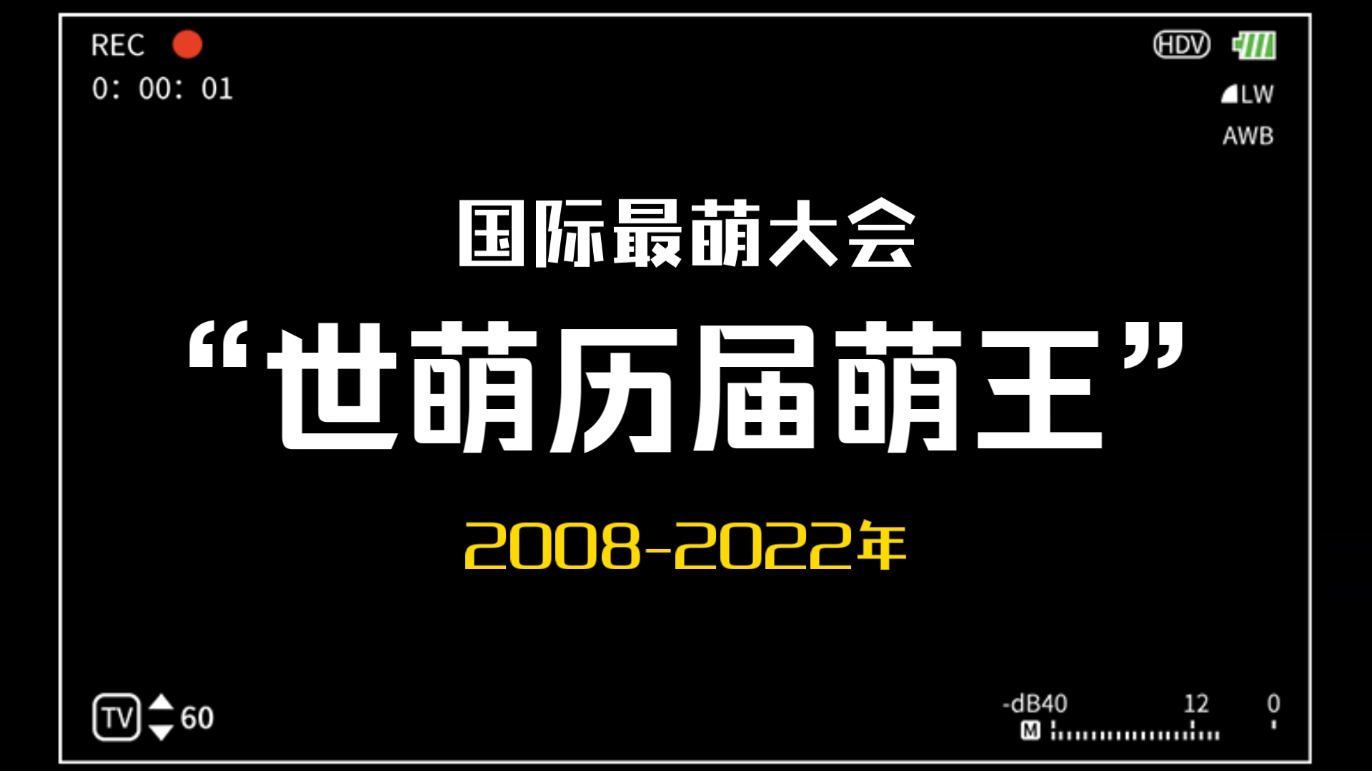 [世萌]2008—2022年世萌历届萌王哔哩哔哩bilibili