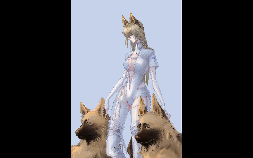 【procreate】守护者.bgm:ハしハしや(朗朗晴天)——猫瑾