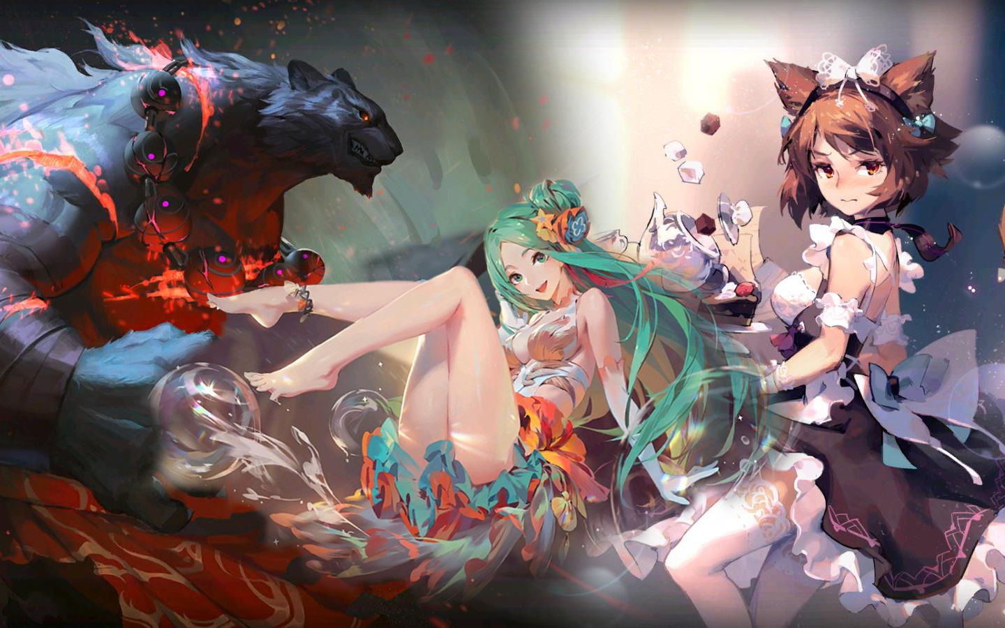 《万象物语Sdorica》关于【SP庞】,【SP荷丝缇雅】,【SP猫眼】的思路分享以及配队的超长实况讲解(娱乐向,非攻略,有解说,有分P)【威武的组长思路...