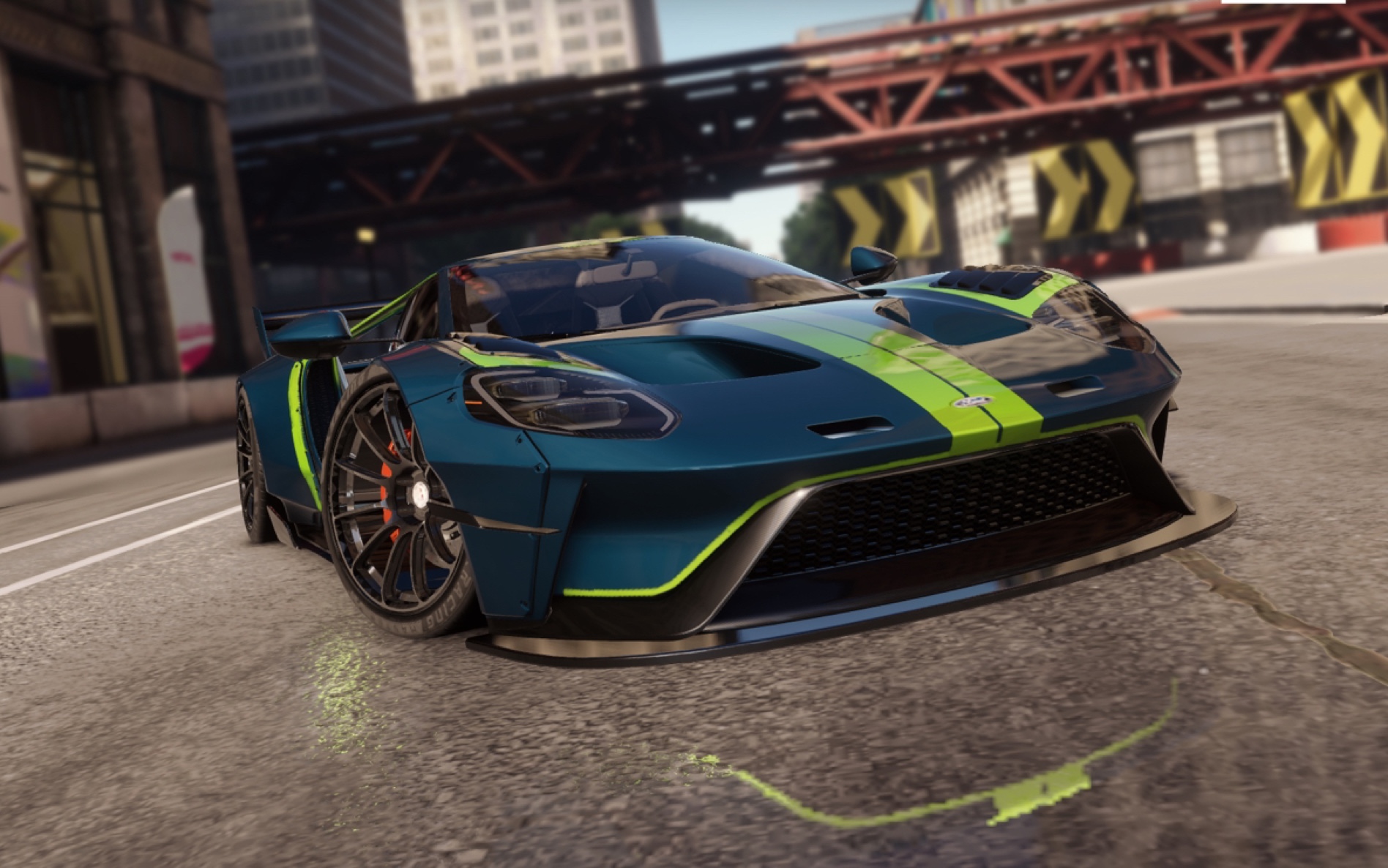 巅峰极速 大家要的福特gt涂装来辣(我觉得还是素色好看一些)