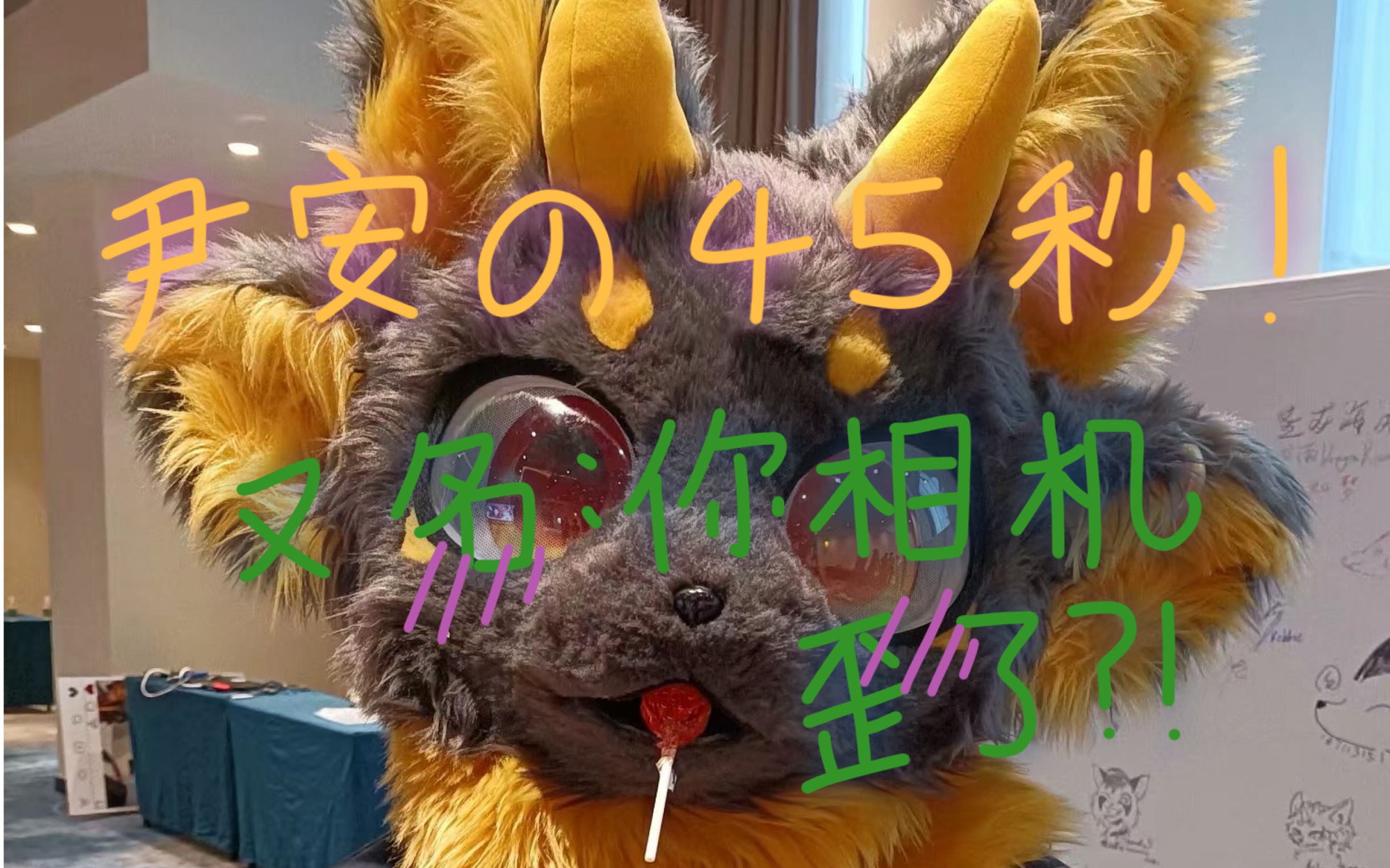 【兽装fursuit dance】45秒的跳舞居然门都是斜的!_哔哩哔哩_bilibili