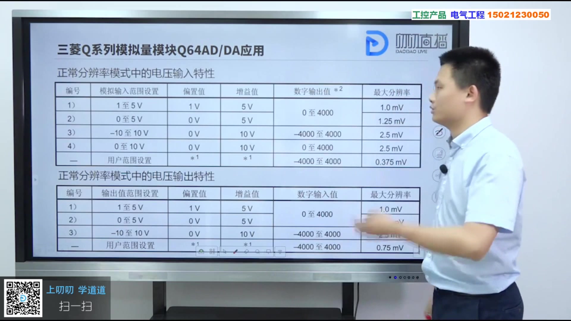 三菱Q系列模拟量模块应用及温控模块ADDA模块哔哩哔哩bilibili