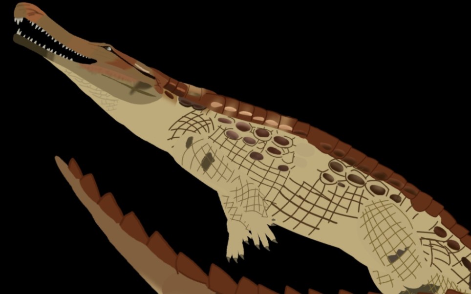 【dc2/古生物】帝王肌鳄 自制模型展示