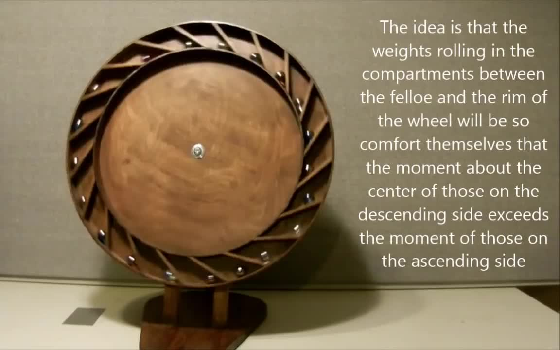 牛人制作的永动机模型2