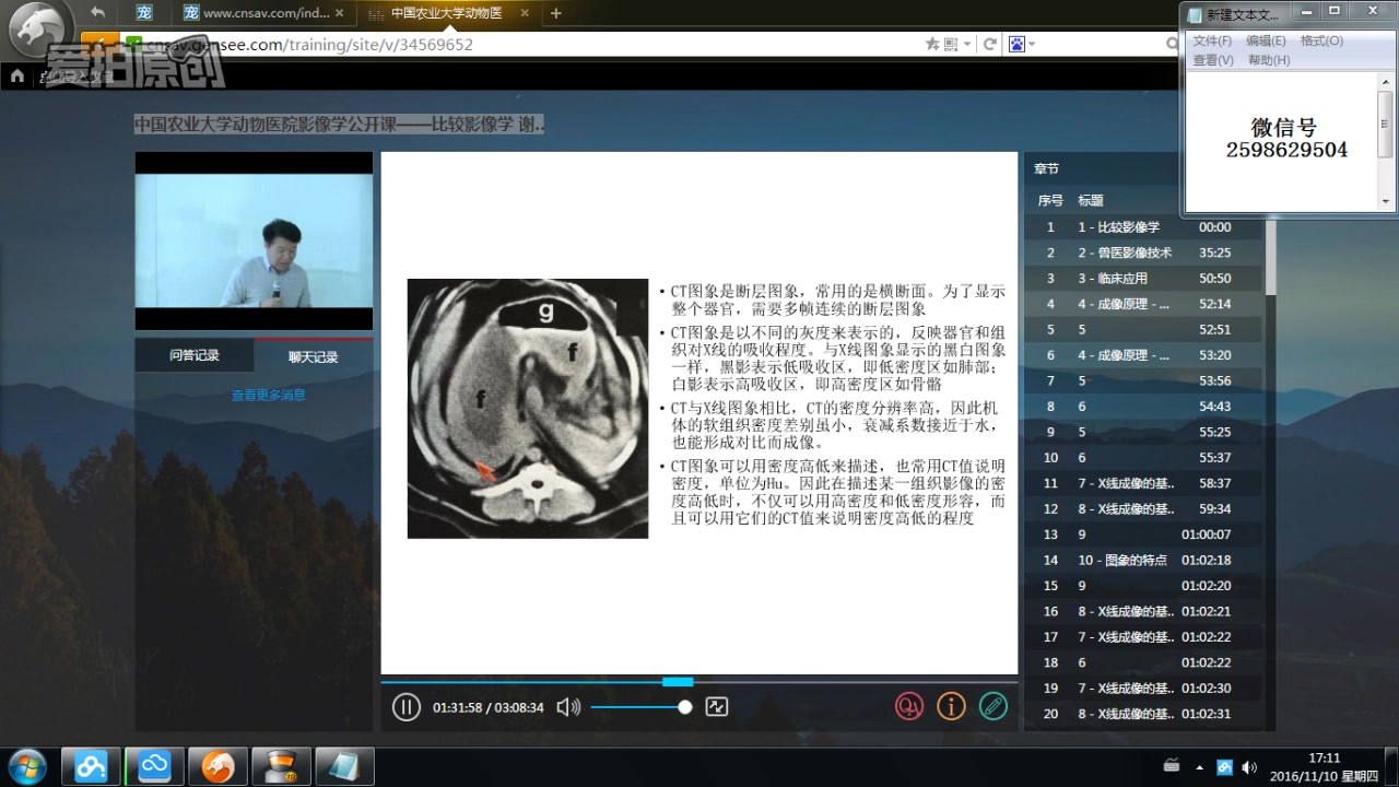 中国农业大学动物医院影像学公开课——比较影像学(下) 谢富强教授哔哩哔哩bilibili