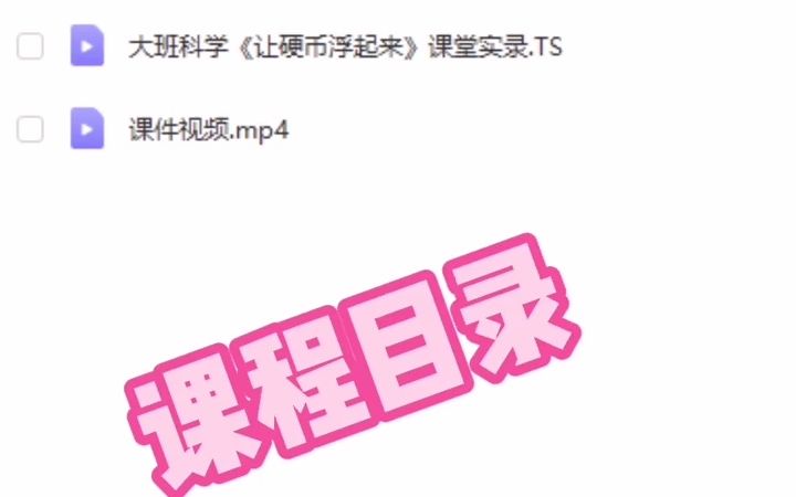 [图]幼儿园公开课 大班科学《让硬币浮起来》全套资料 公开课 幼师必备 幼教资源共享 学前教育 幼儿园线上教学 停课不停学