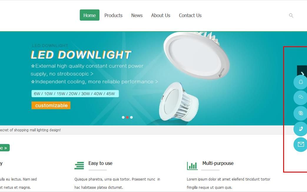 Wordpress网站添加侧边漂浮客服图标插件Easy Side Tab Pro使用视频教程