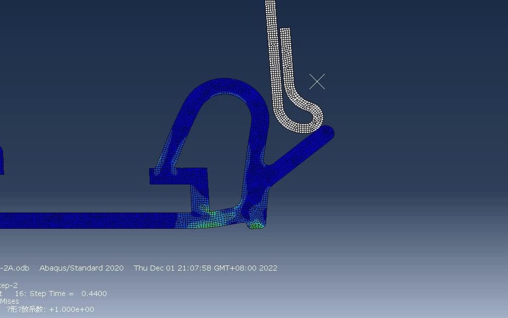 abaqus橡胶条装配翘边和关门压缩哔哩哔哩bilibili