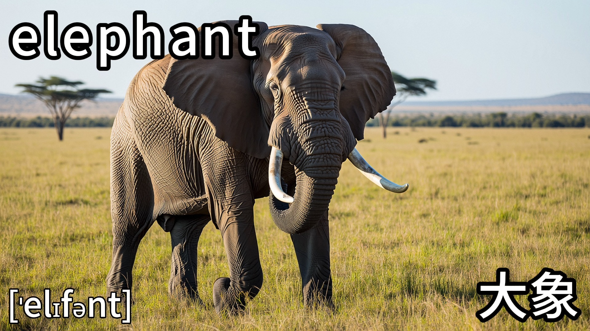 elephant【爱学习的诚语】