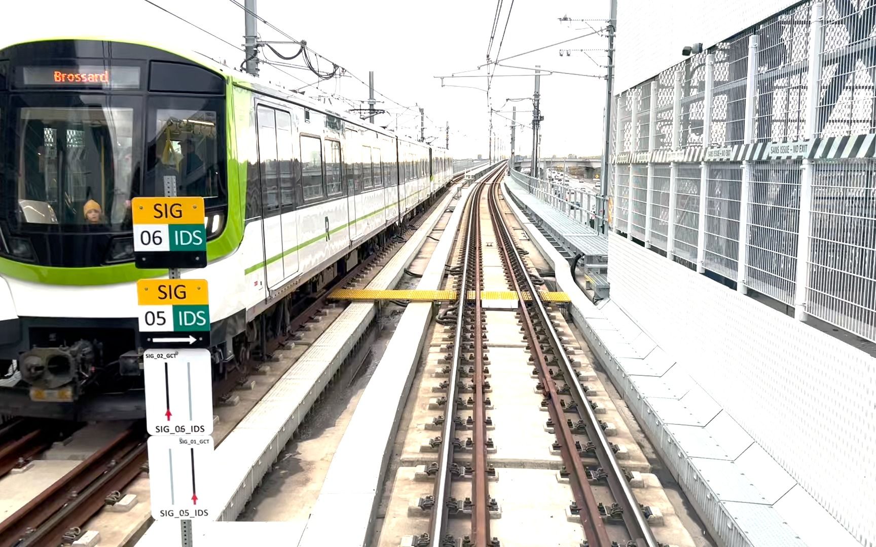 【前方展望】蒙特利尔rem轻轨修女岛站(02le-des-s04urs)到中央