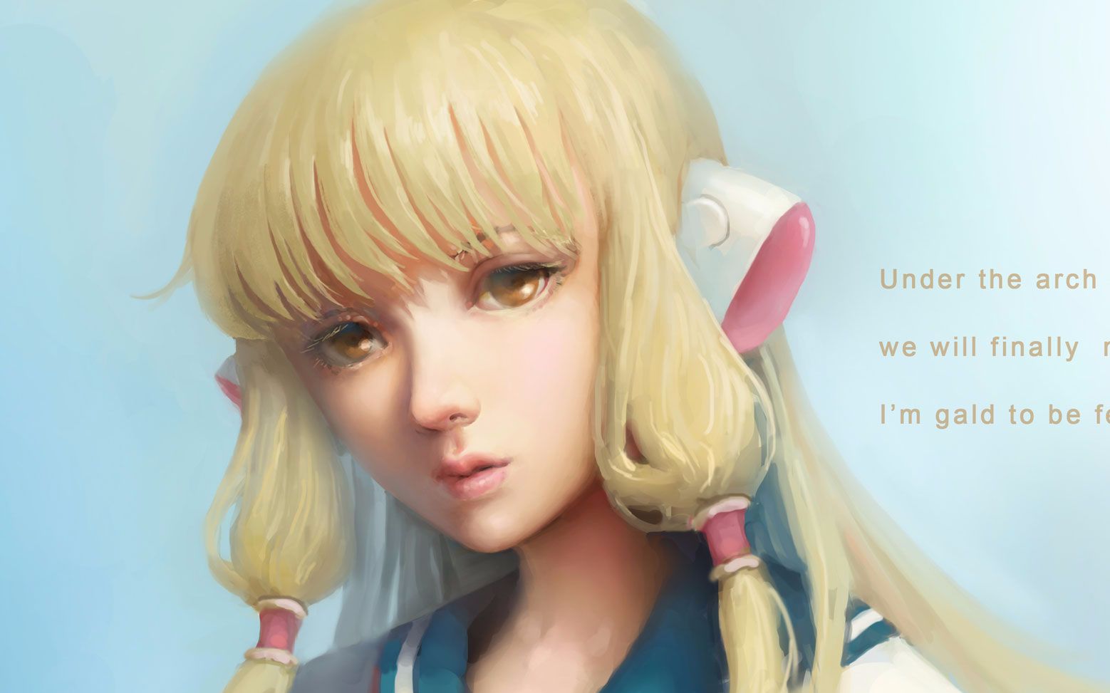 板绘人形电脑天使心小叽