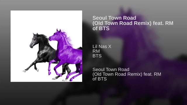 [图]【金南俊】Seoul Town Road!（Old Town Road Remix）Feat.RM of BTS 这个闷声作大事的南人 ！