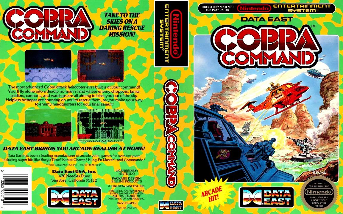 [图]红白机 眼镜蛇指挥官（Cobra Command）原声集