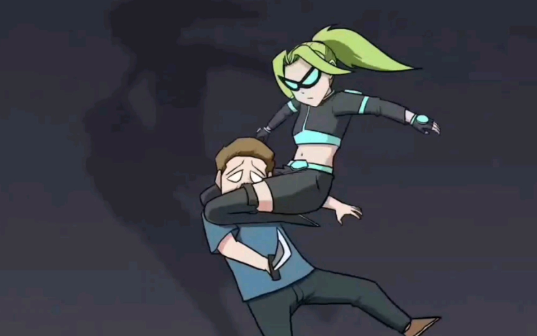 美女大腿夹头解决男人