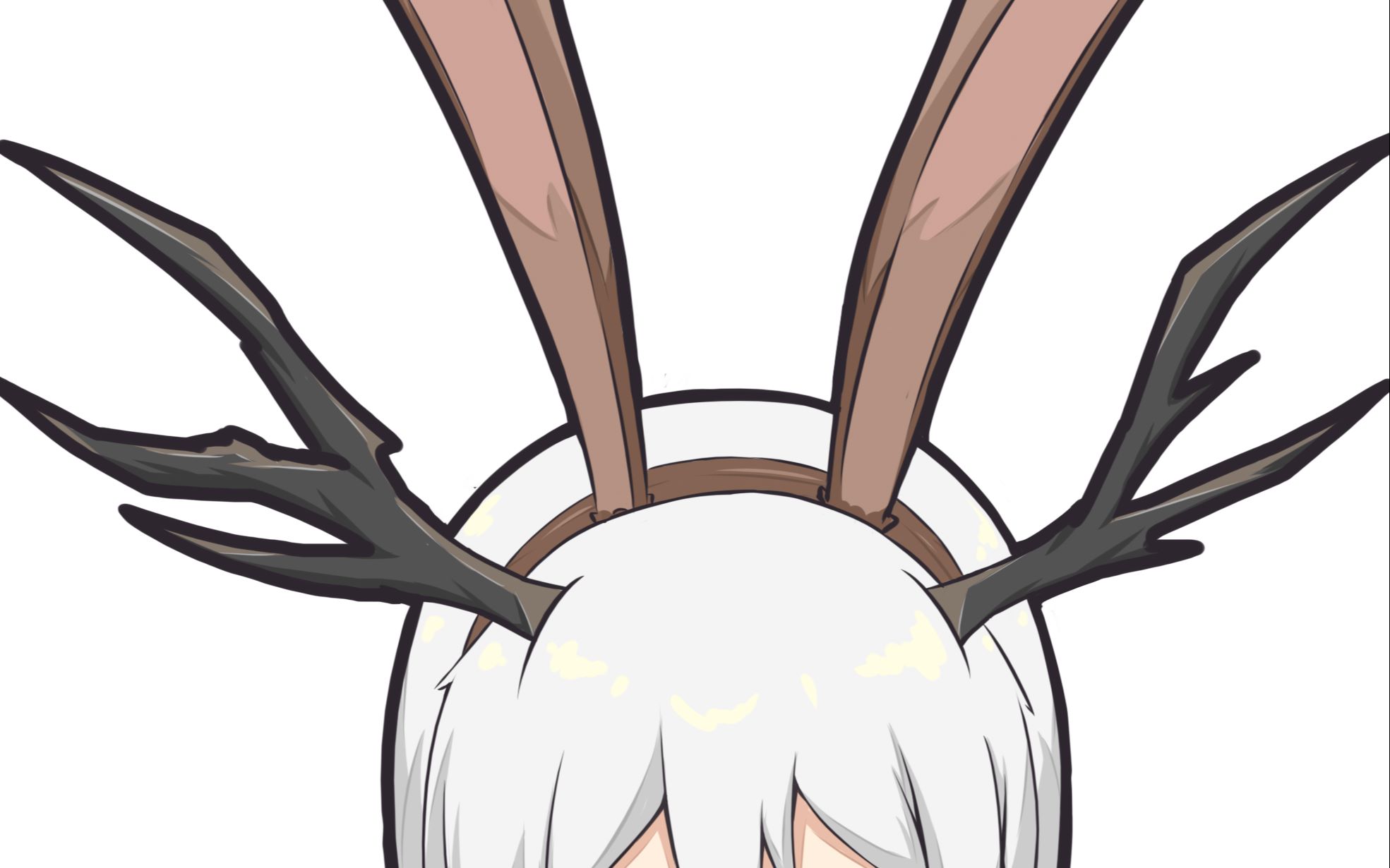 明日方舟板绘打卡啪嗒啪嗒敲键盘的鹰小姐