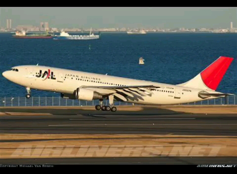 飞机美图——日本航空a300-600r