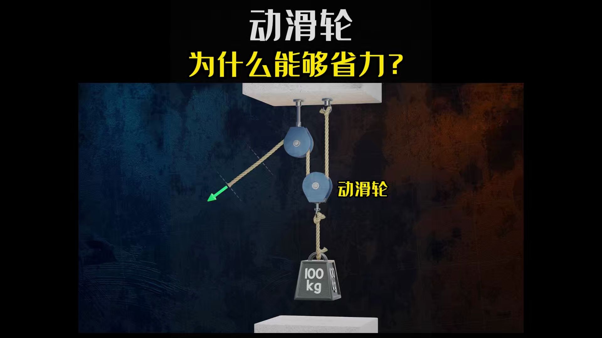 第81集丨动滑轮为什么能够省力呢?哔哩哔哩bilibili