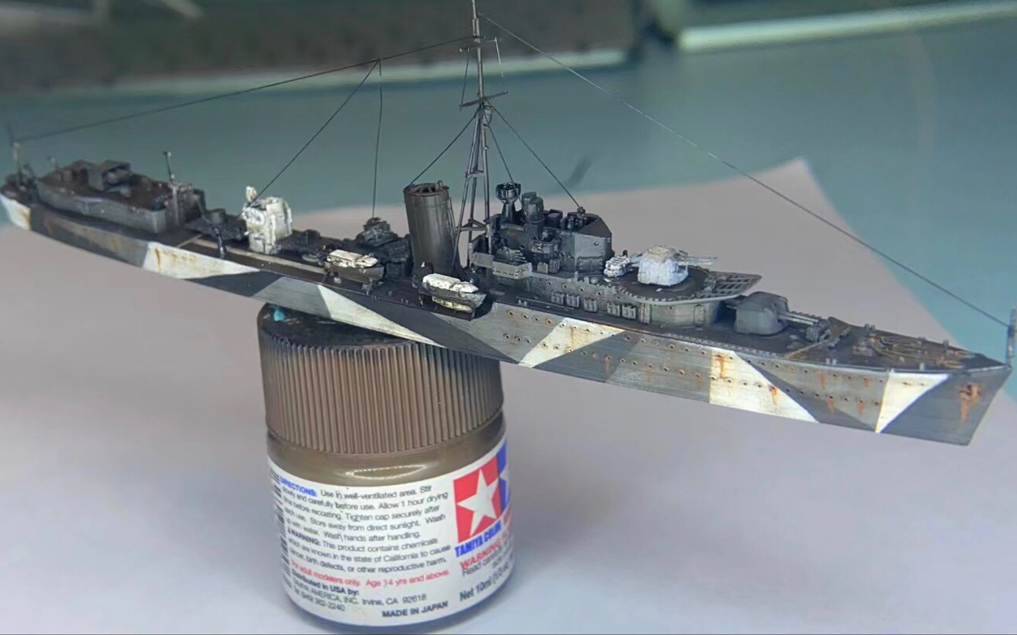 德风英驱 1:700凯利号鹰翔版件自定义涂装