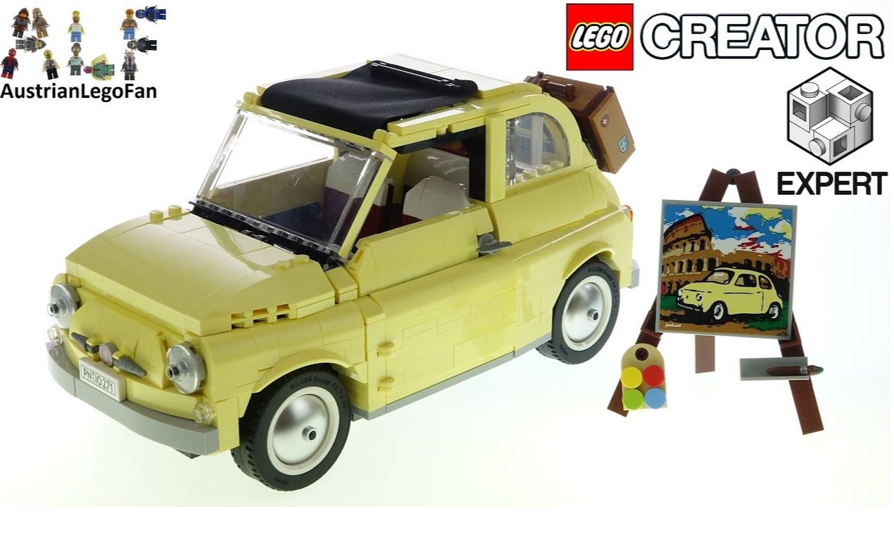 乐高 创意百变高手 10271 菲亚特500_哔哩哔哩 (゜-゜)つロ 干杯