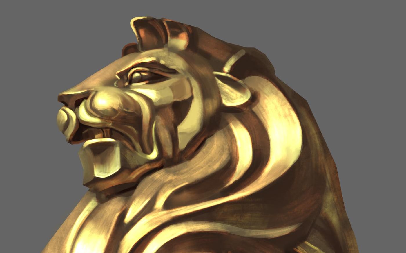 活动  【绘画过程】黄金狮子头