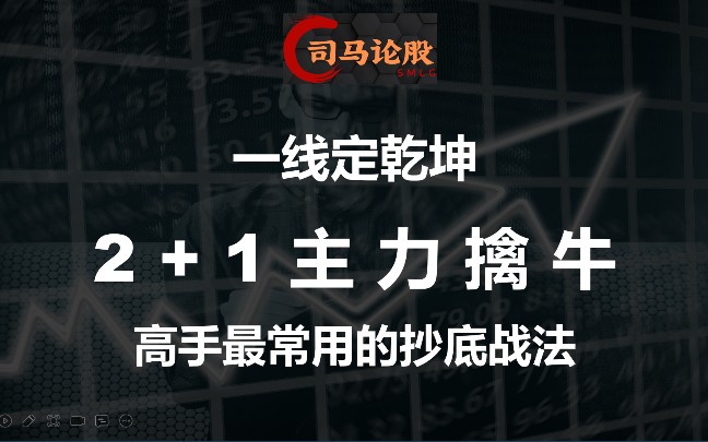 [图]一线定乾坤，2+1指标主力擒牛，高手最常用的抄底战法！