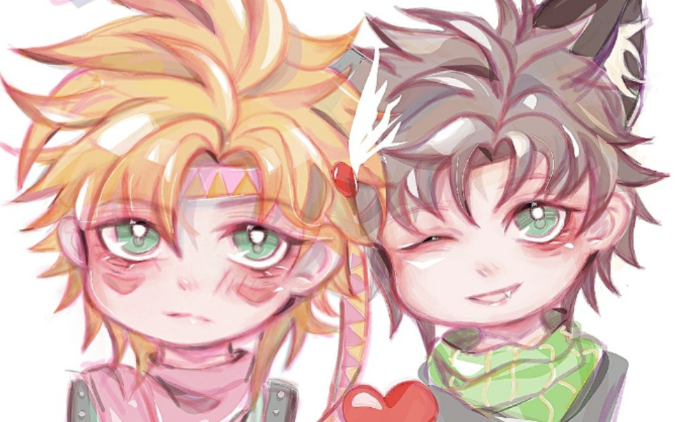 【指绘】单子～ 可爱的二乔和西撒