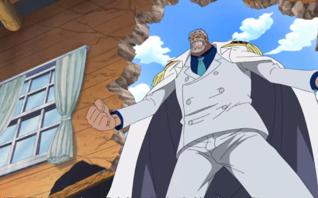 贯彻正义 海军英雄的铁拳 卡普中将一穿三 vs大妈,藤虎,黑胡子(s35