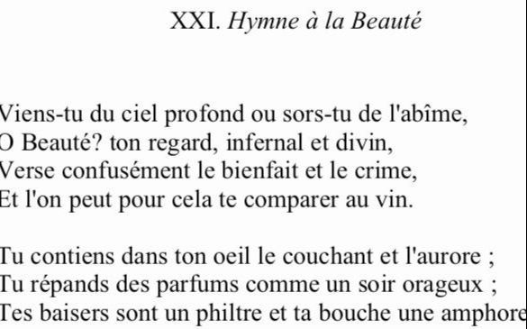 [图]法语诗歌朗读 Baudelaire: Les Fleurs du Mal 21. Hymne à la beauté