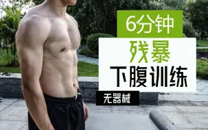 Download Video: 6分钟 残暴下腹训练 | 紧致腹部 平坦小肚子