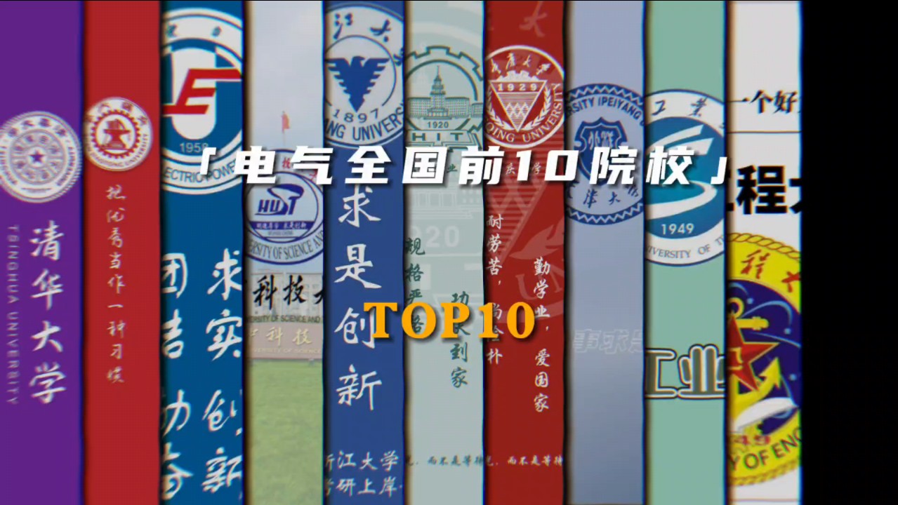 电气工程顶尖院校top10—BUFF电气考研哔哩哔哩bilibili