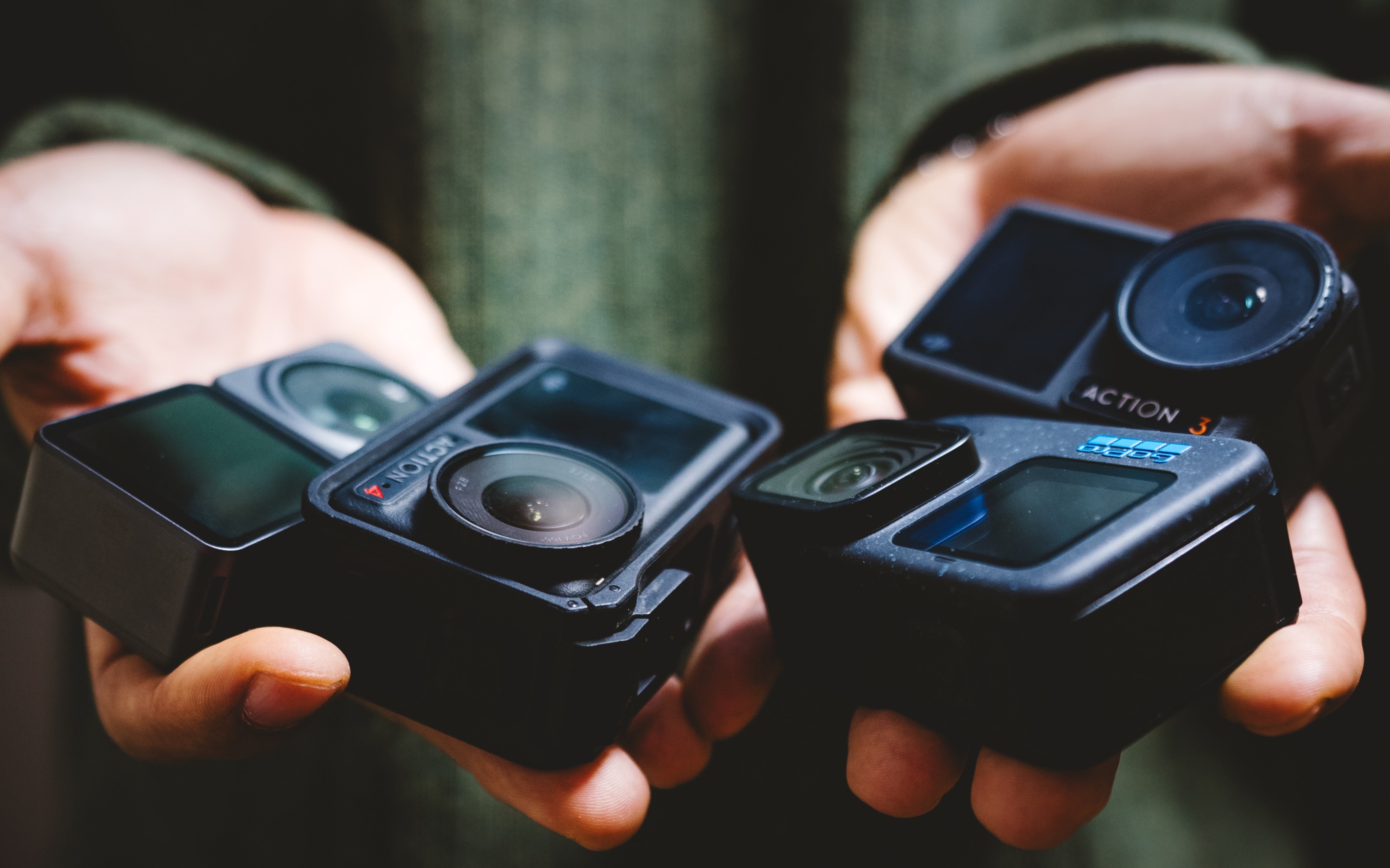 这是关于选什么运动相机的统一回复!action234 and gopro12!