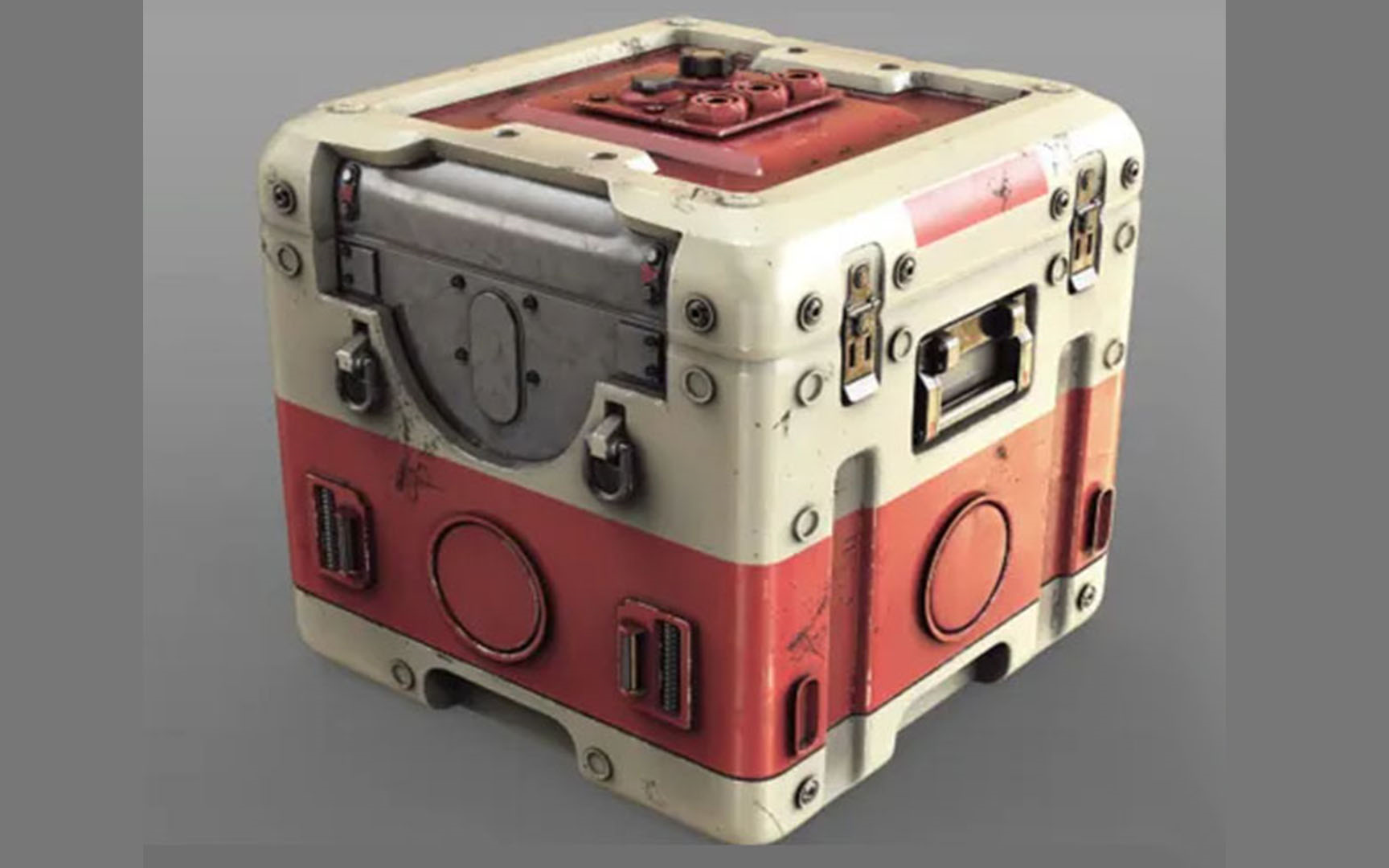 【新提醒】科幻机械箱子铁皮箱-￥场景