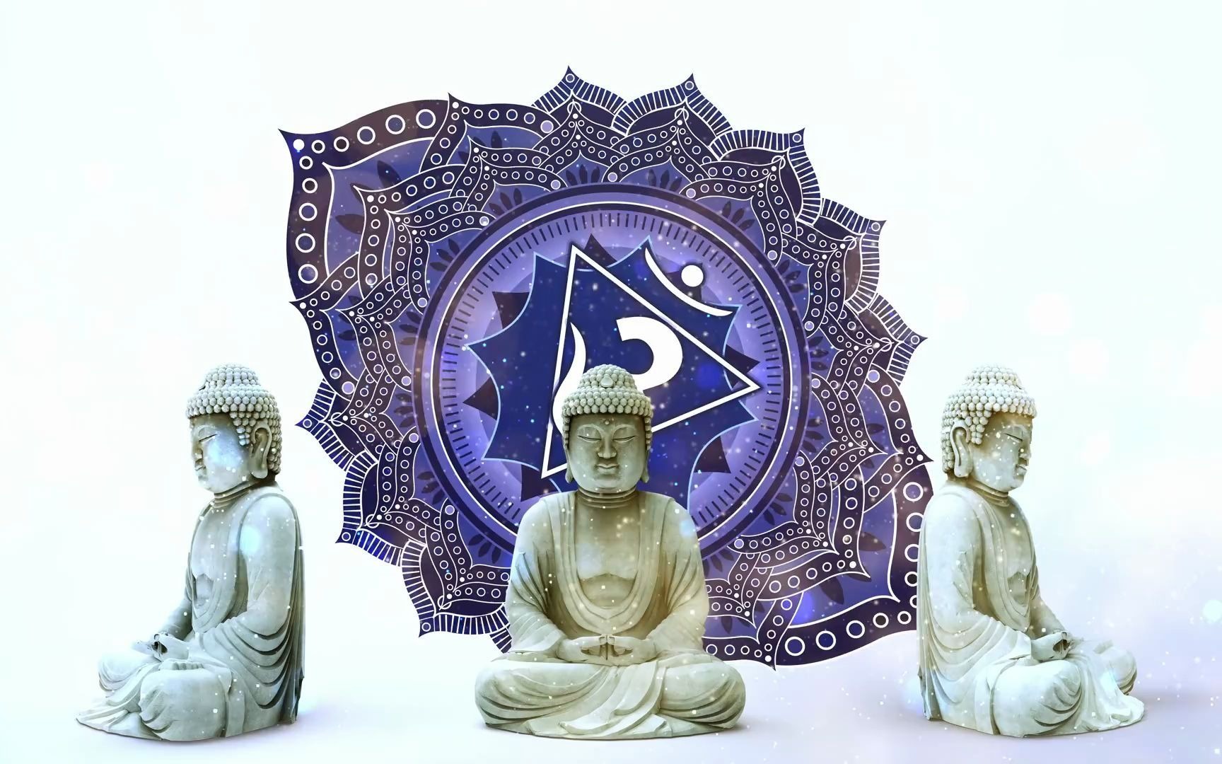 [脉轮音乐] 852hz 眉心轮(三眼轮)净化.