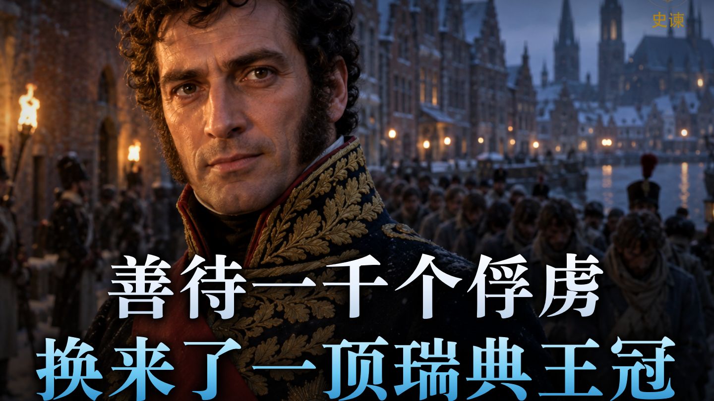 善待一千个俘虏，换来了一顶瑞典王冠