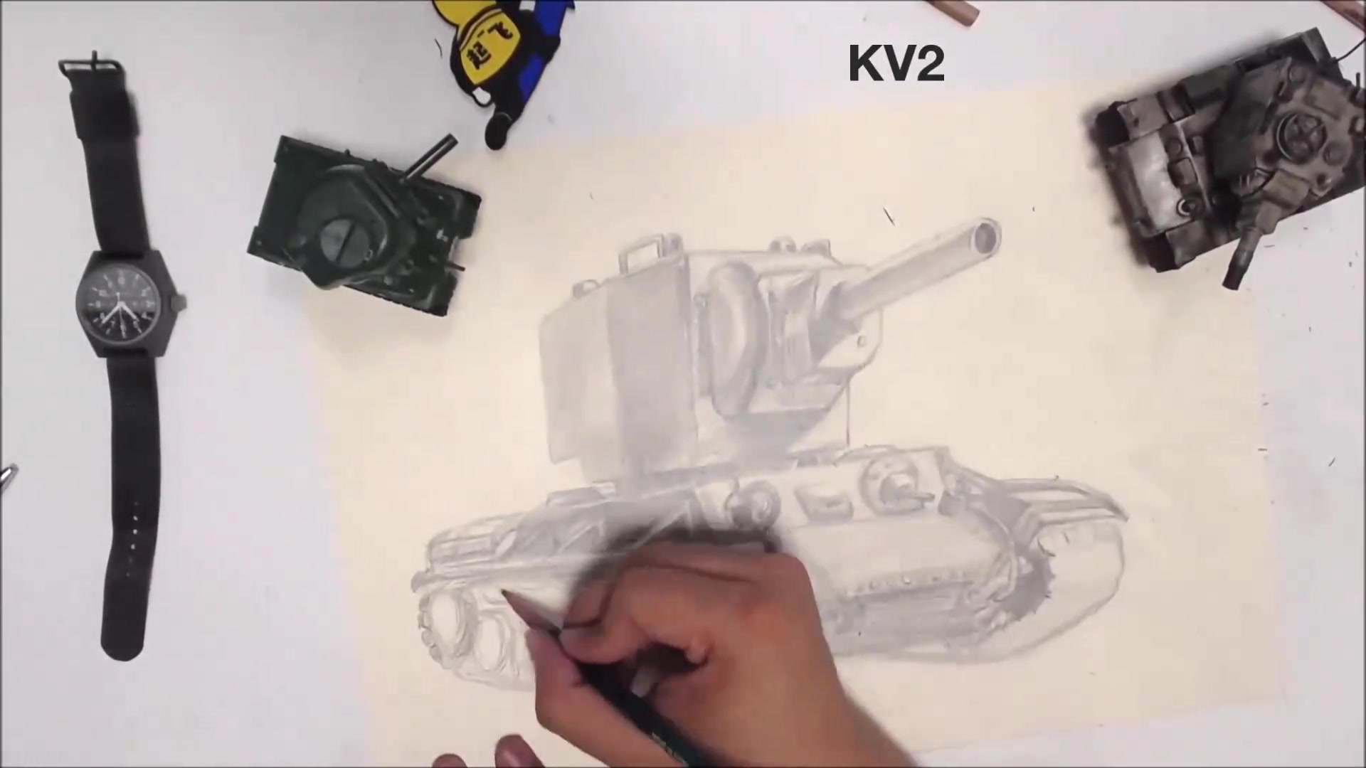 KV2重坦怎么画图片