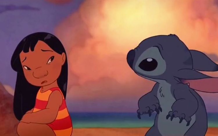 莉萝和史迪奇的友谊破裂